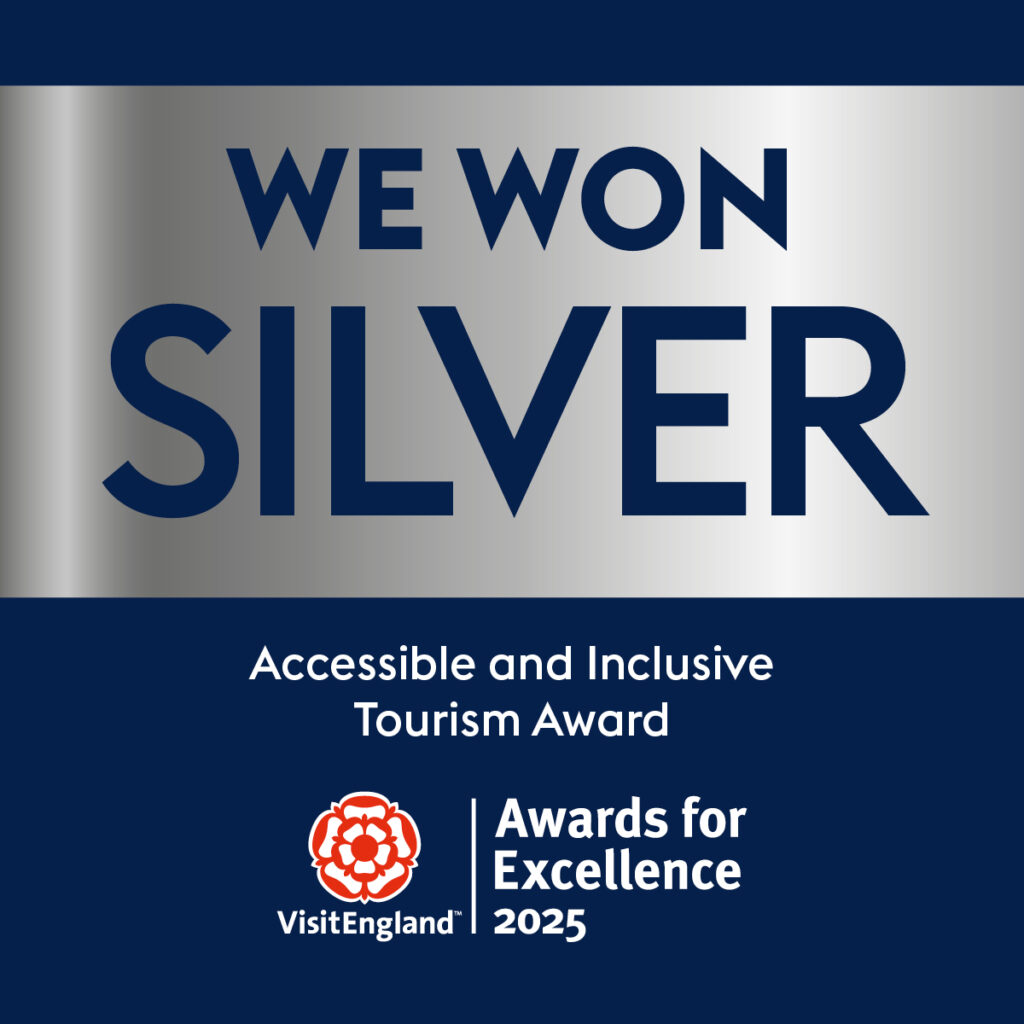 An image for the Visit England Silver Award for Accessible and Inclusive Tourism 2025